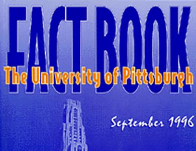 The University of Pittsburgh Factbook September 1996 cover