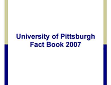University of Pittsburgh Fact Book 2007 cover