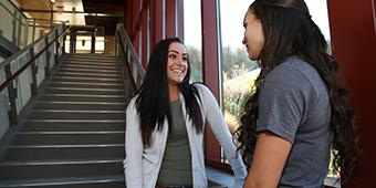 students on Greensburg campus