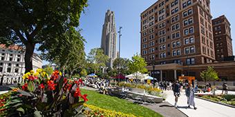 William Pitt Union plaza